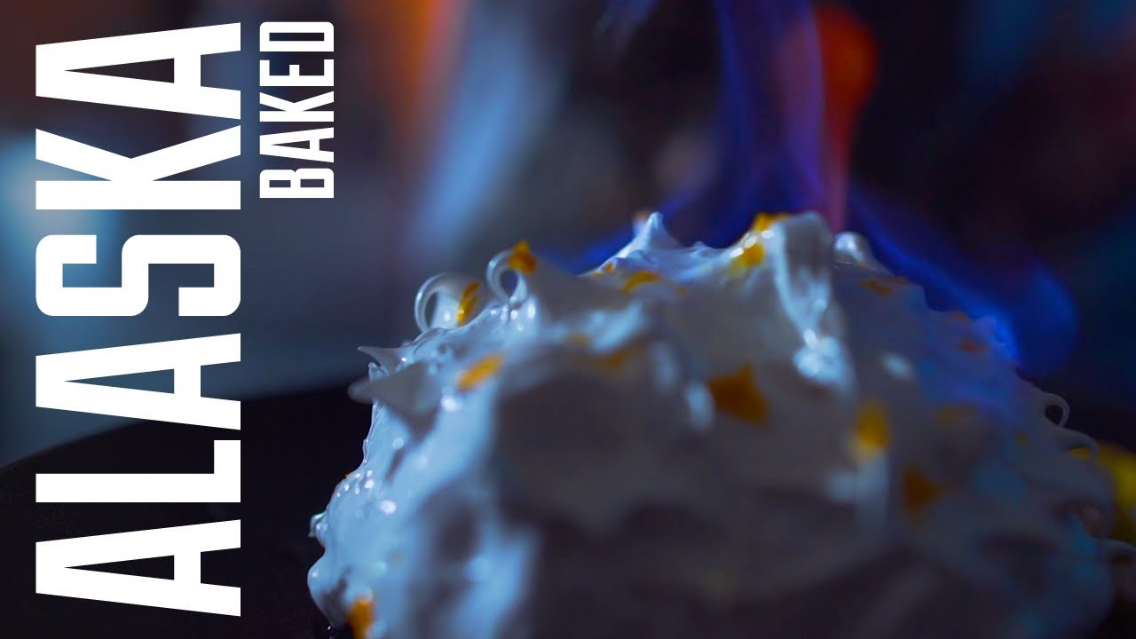 Baked Alaska - Flaming Dessert