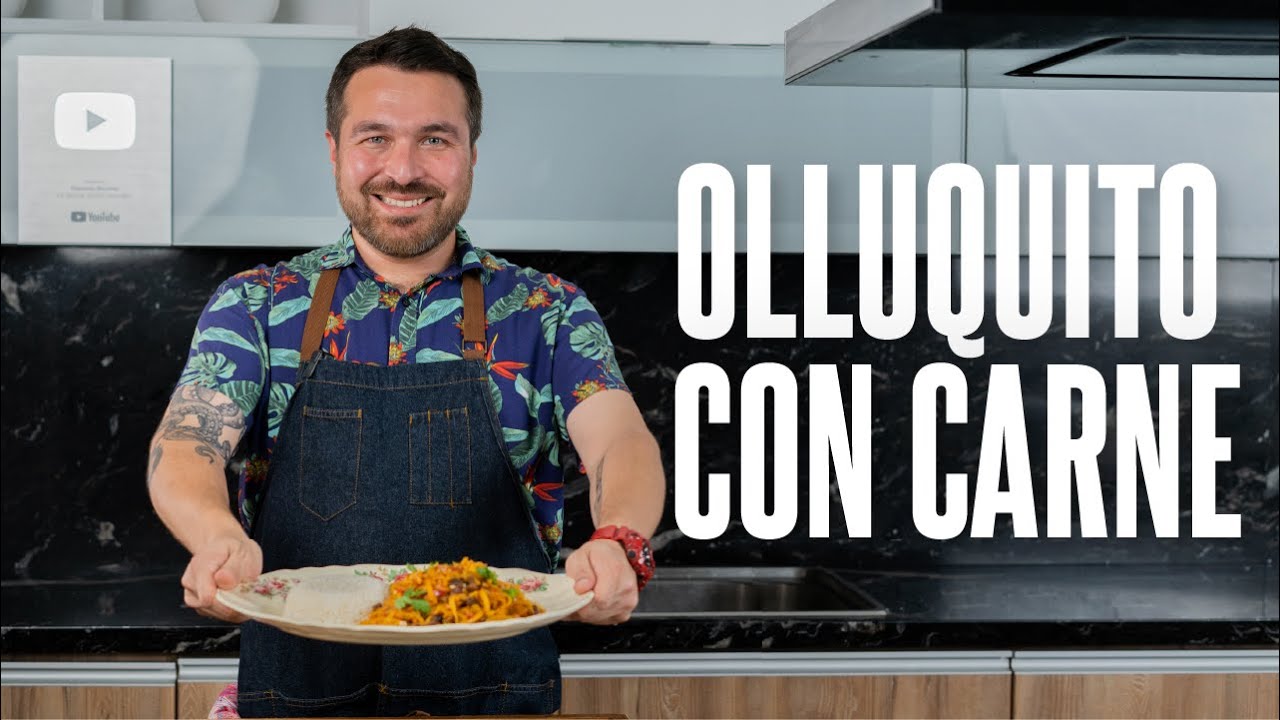 Olluquito con Carne (Olluco with Beef and Chalona)