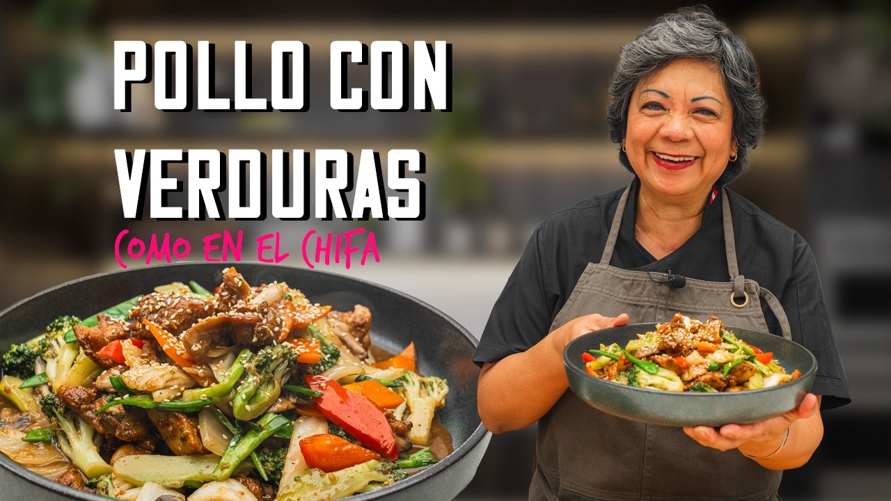 Stir-Fried Chicken with Vegetables Chifa Style