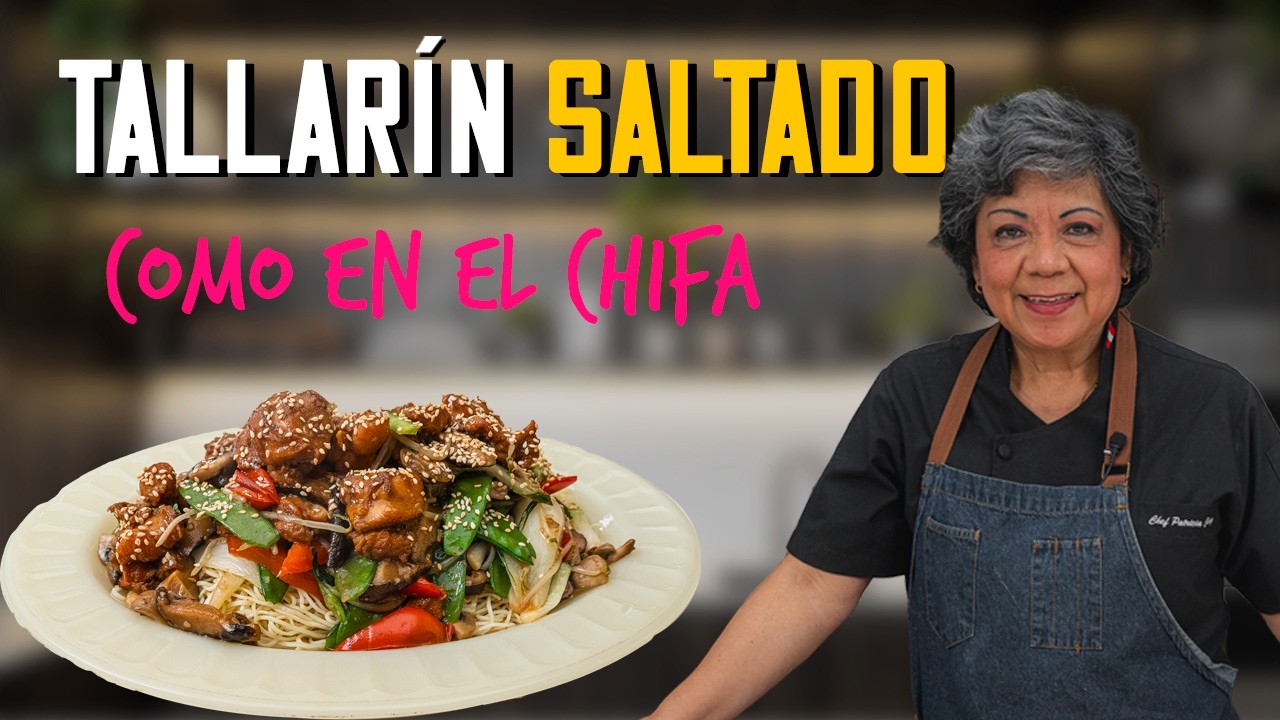 Stir-Fried Noodles with Chicken, Shiitake Mushrooms, and Champignons (Tallarín Saltado)