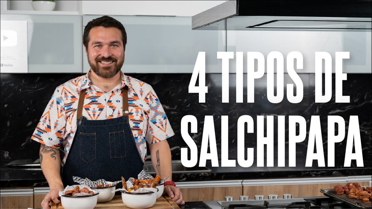 Delicious Salchipapas with Four Sauces