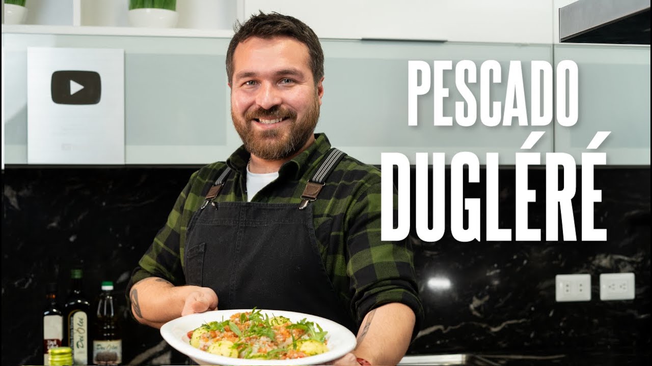 Fish Dugléré with Turned Potatoes