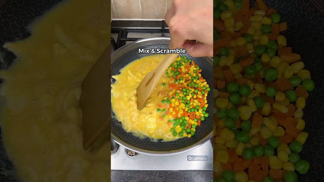 High Protein Crispy Salmon Fried Rice