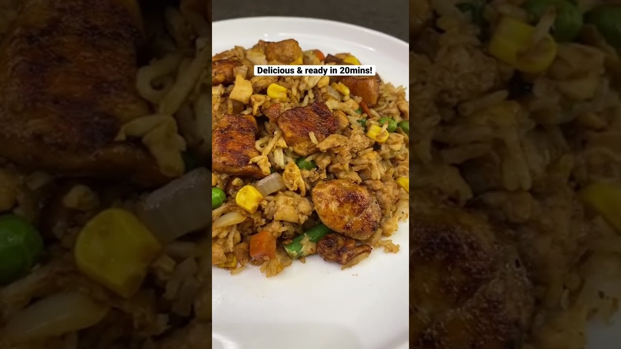 Easy Healthy Chicken Egg Fried Rice