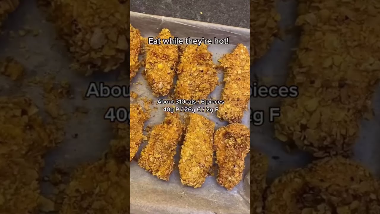 Healthy Crispy Chicken Tenders (No Oil)