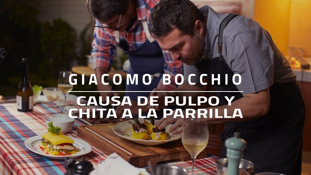 Grilled Octopus Causa and Grilled Chita Encausada