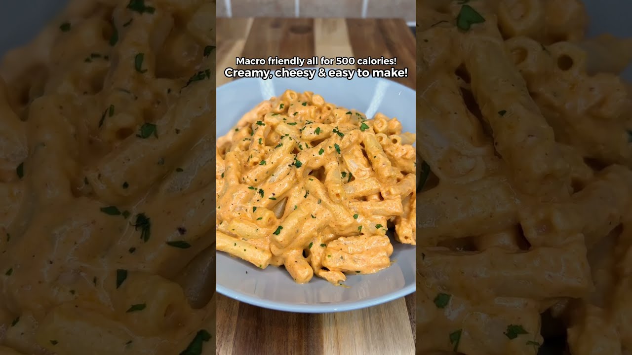 High Protein Buffalo Chicken Mac and Cheese