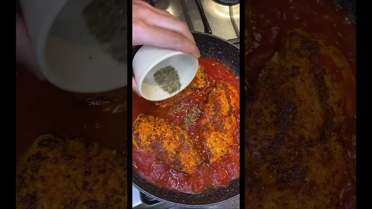 Healthy Chicken Parm with Rice