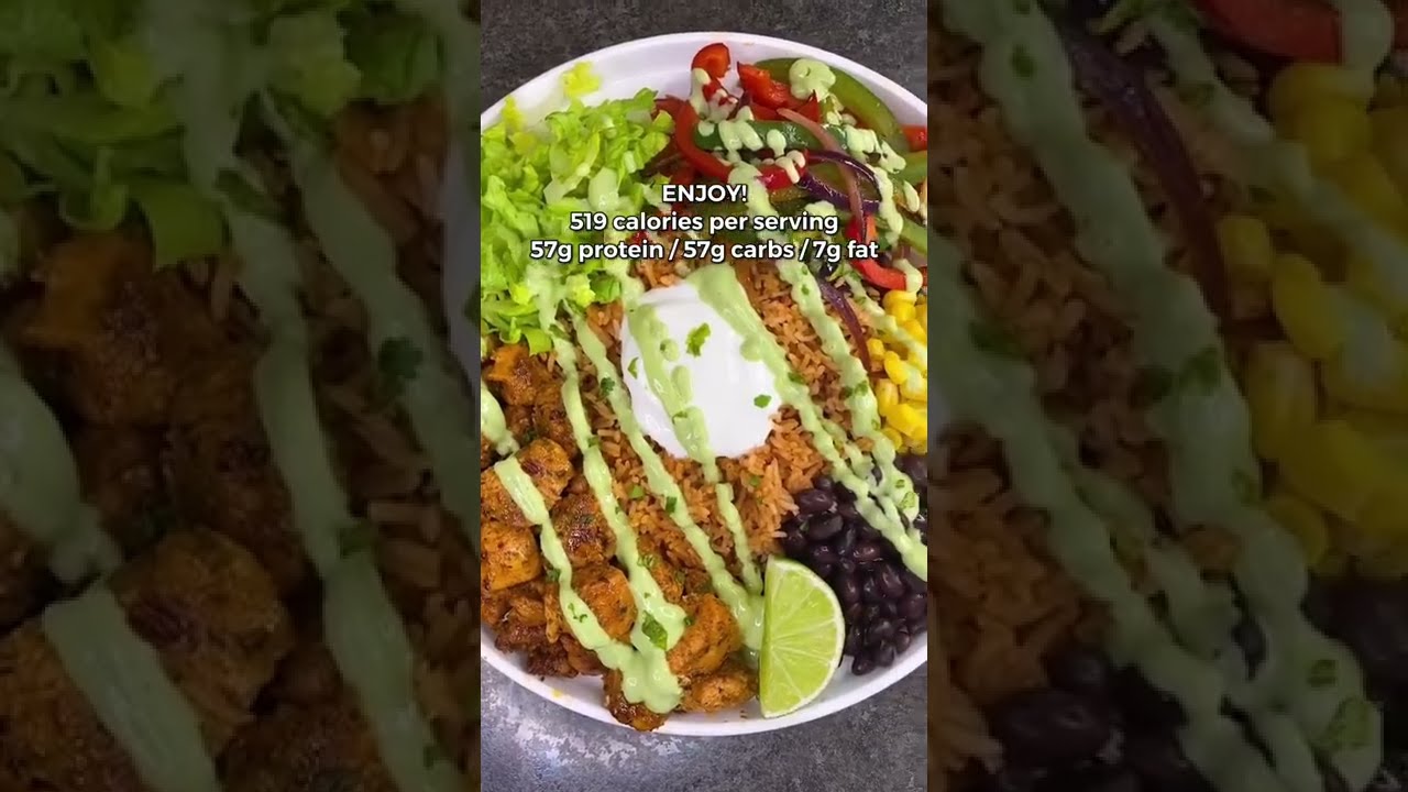 Healthy Low Calorie Burrito Bowl