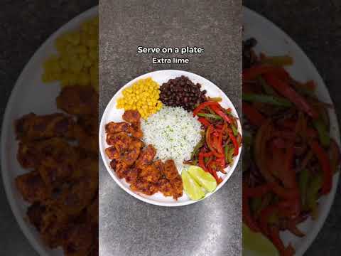 High Protein Chicken Fajita Bowl