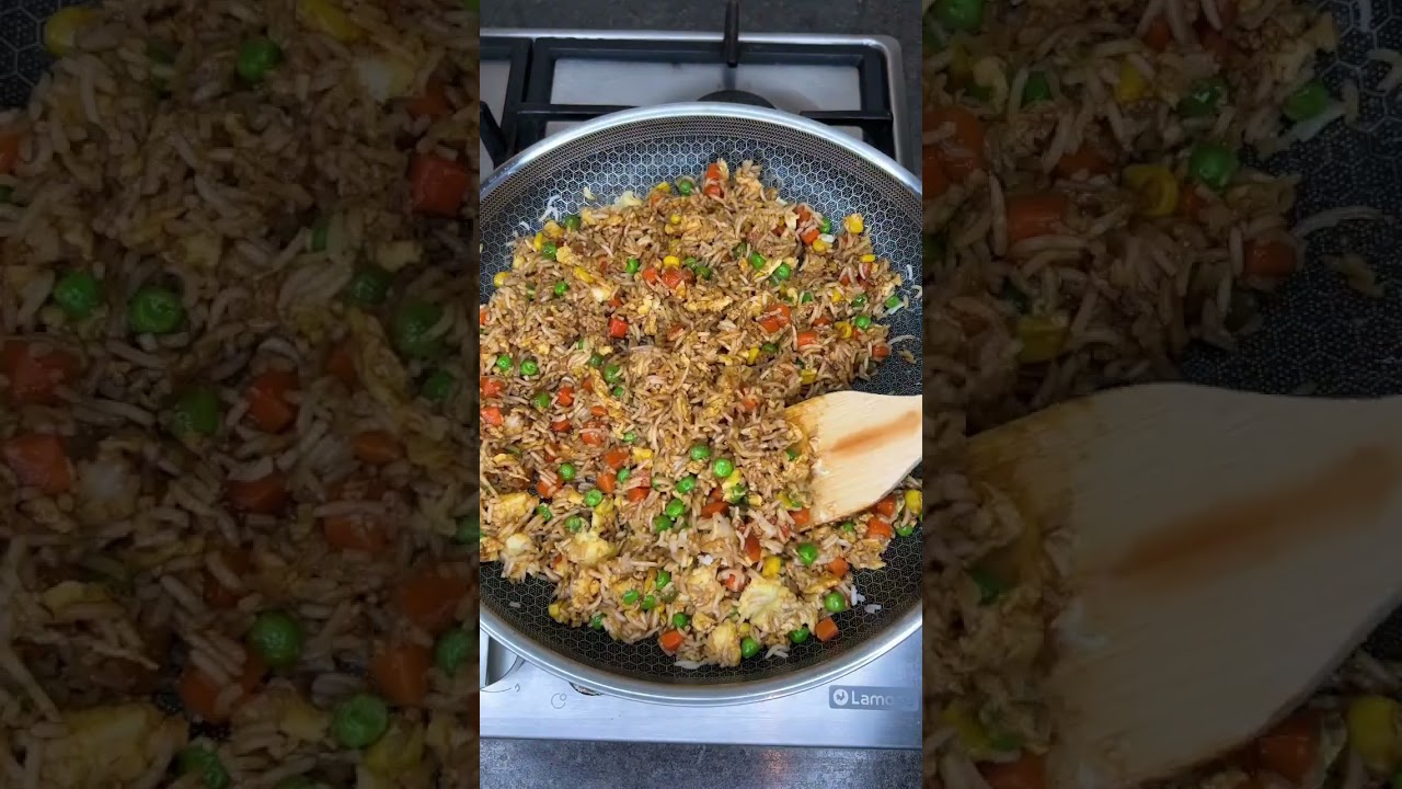 High Protein Crispy Sweet and Sour Chicken Fried Rice