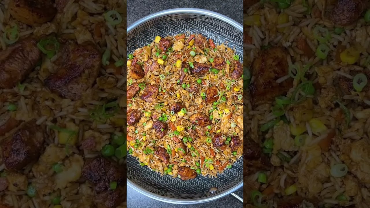 High Protein Chicken Fried Rice Burritos