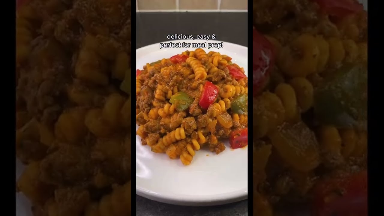 High Protein Meal Prep Pasta