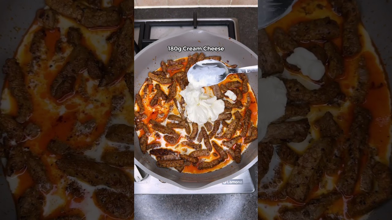 Creamy Garlic Pepper Steak