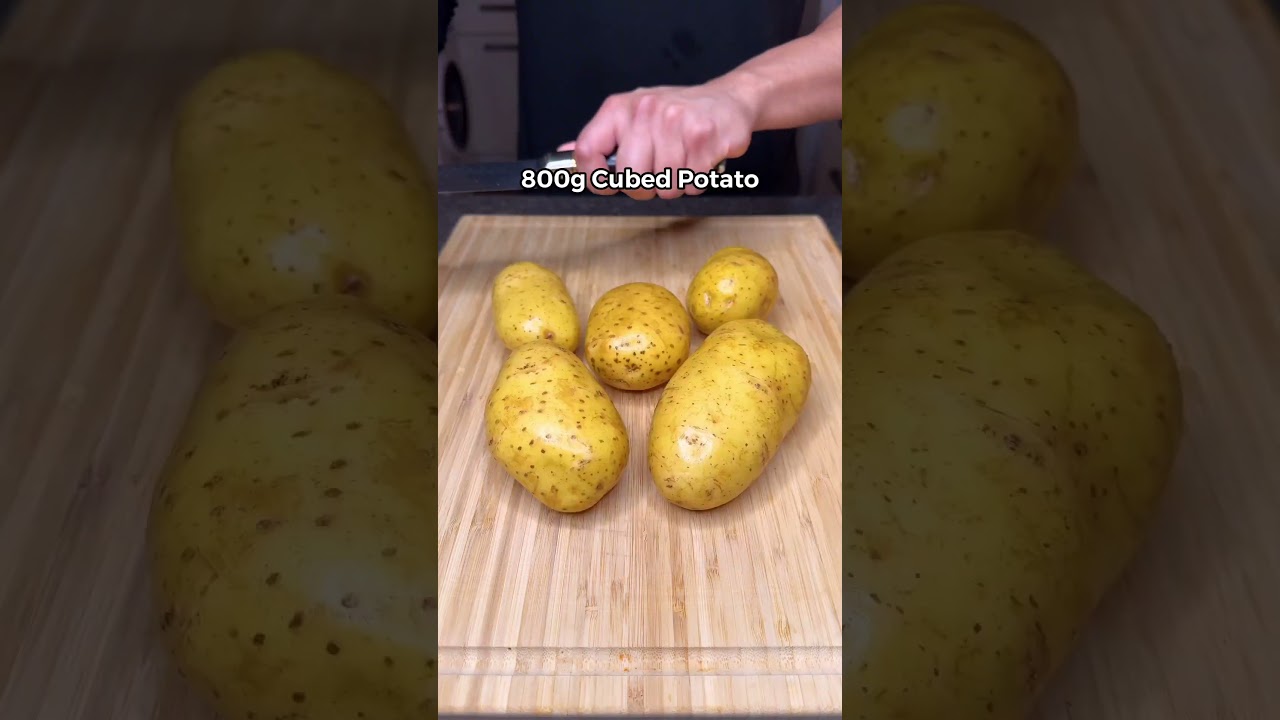 Cheesy BBQ Chicken & Crispy Potatoes