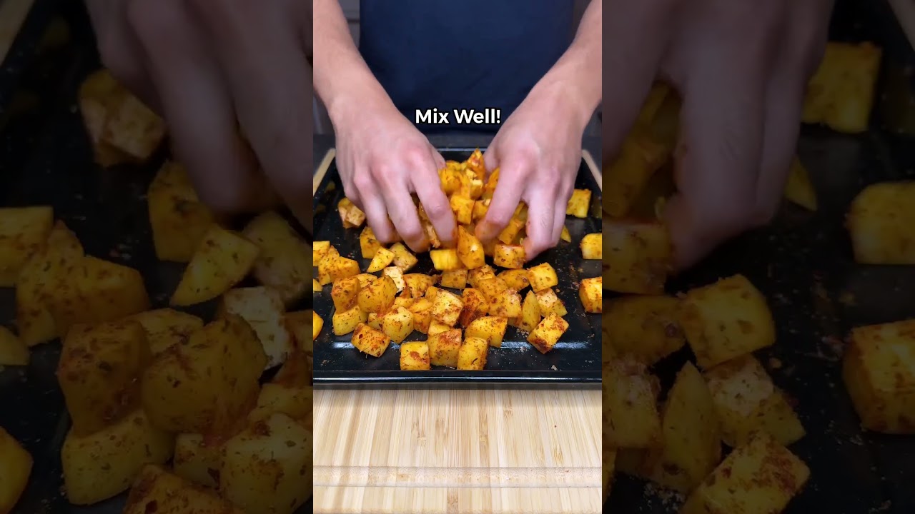 Creamy Garlic Cheesy Chicken & Potatoes