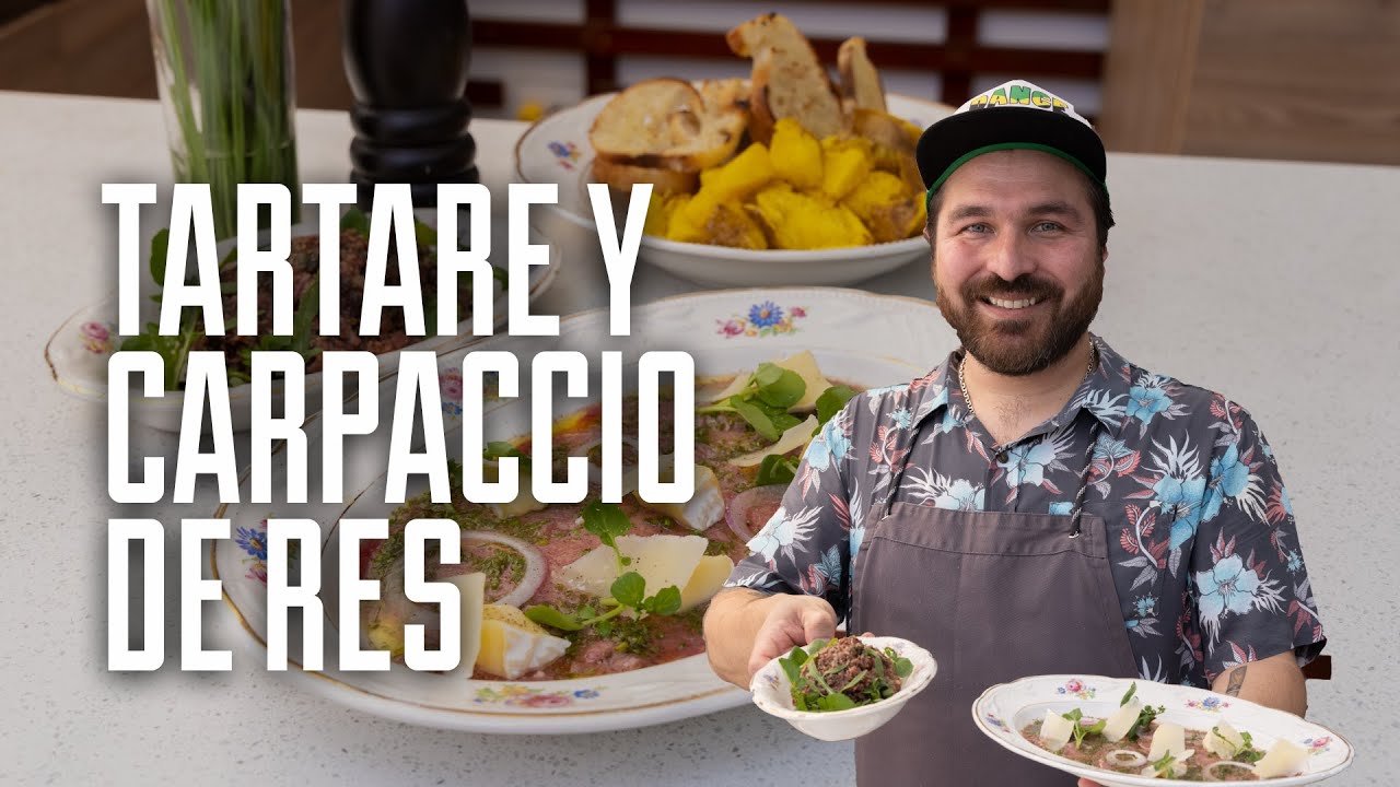 Beef Tenderloin Tartare and Carpaccio