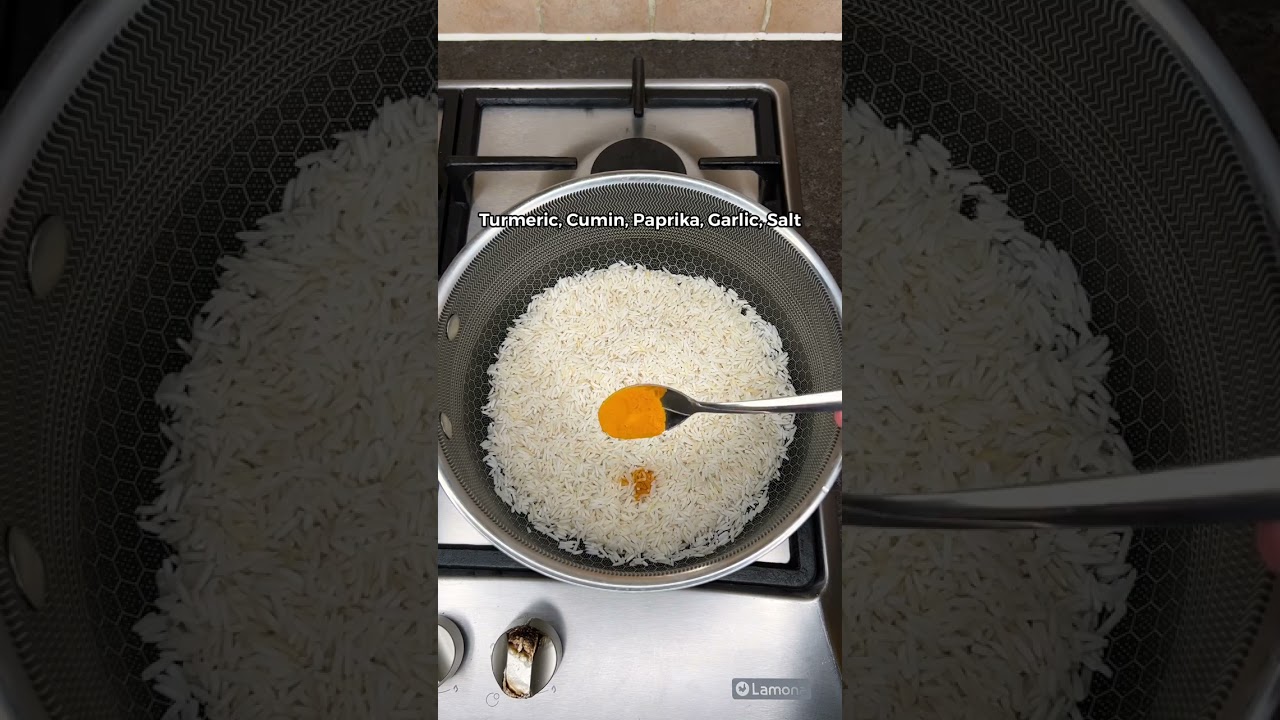 High Protein Halal Cart Chicken with Gold Rice