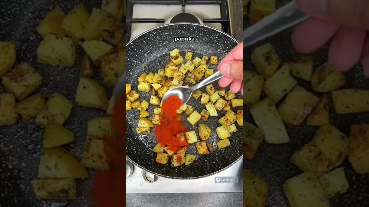 Crispy Potatoes and Scrambled Eggs