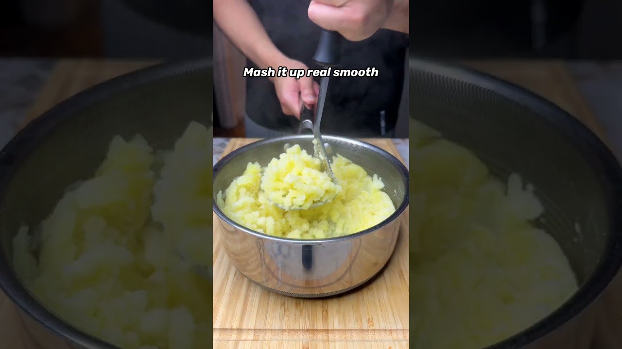 Buttery Garlic Steak Bites with Cheesy Mashed Potatoes