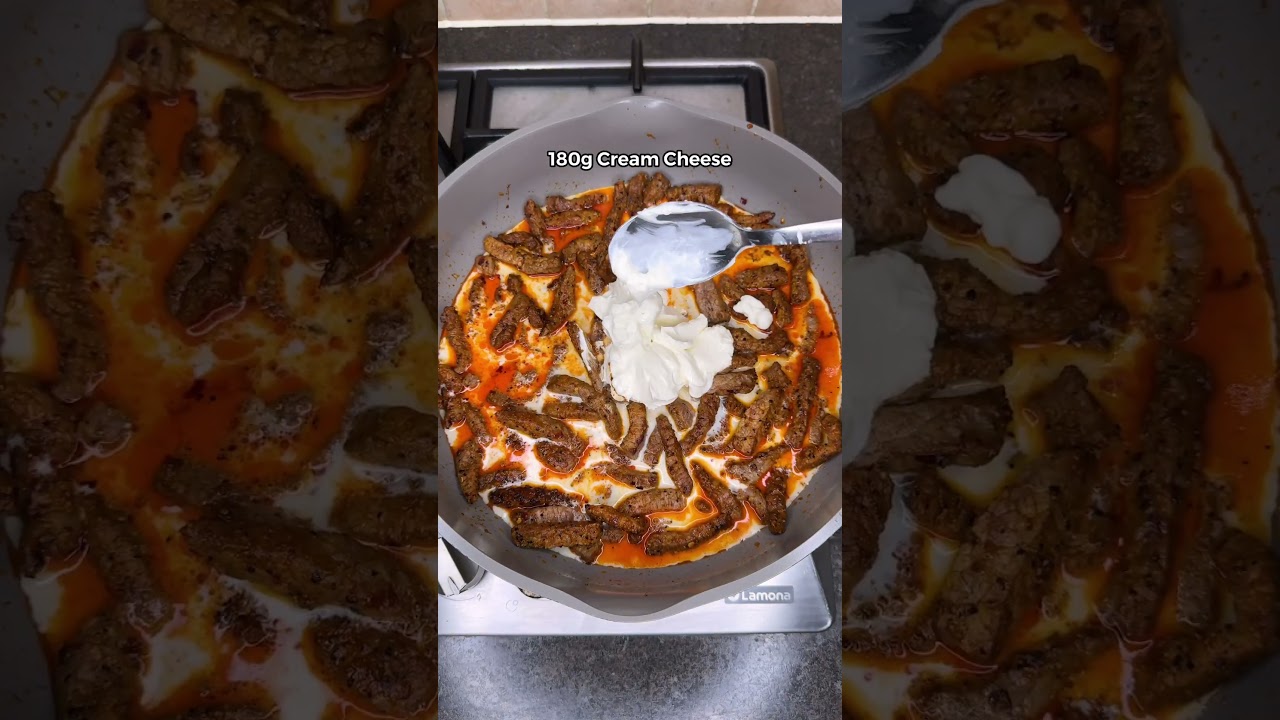 Creamy Garlic Pepper Steak