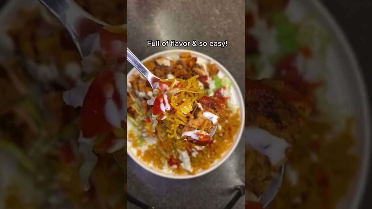 Easy Healthy Chicken and Rice Bowl