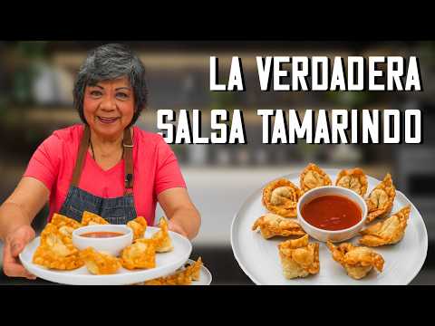 Authentic Fried Wantanes with Tamarind Sauce & Sweet-and-Sour Sauce