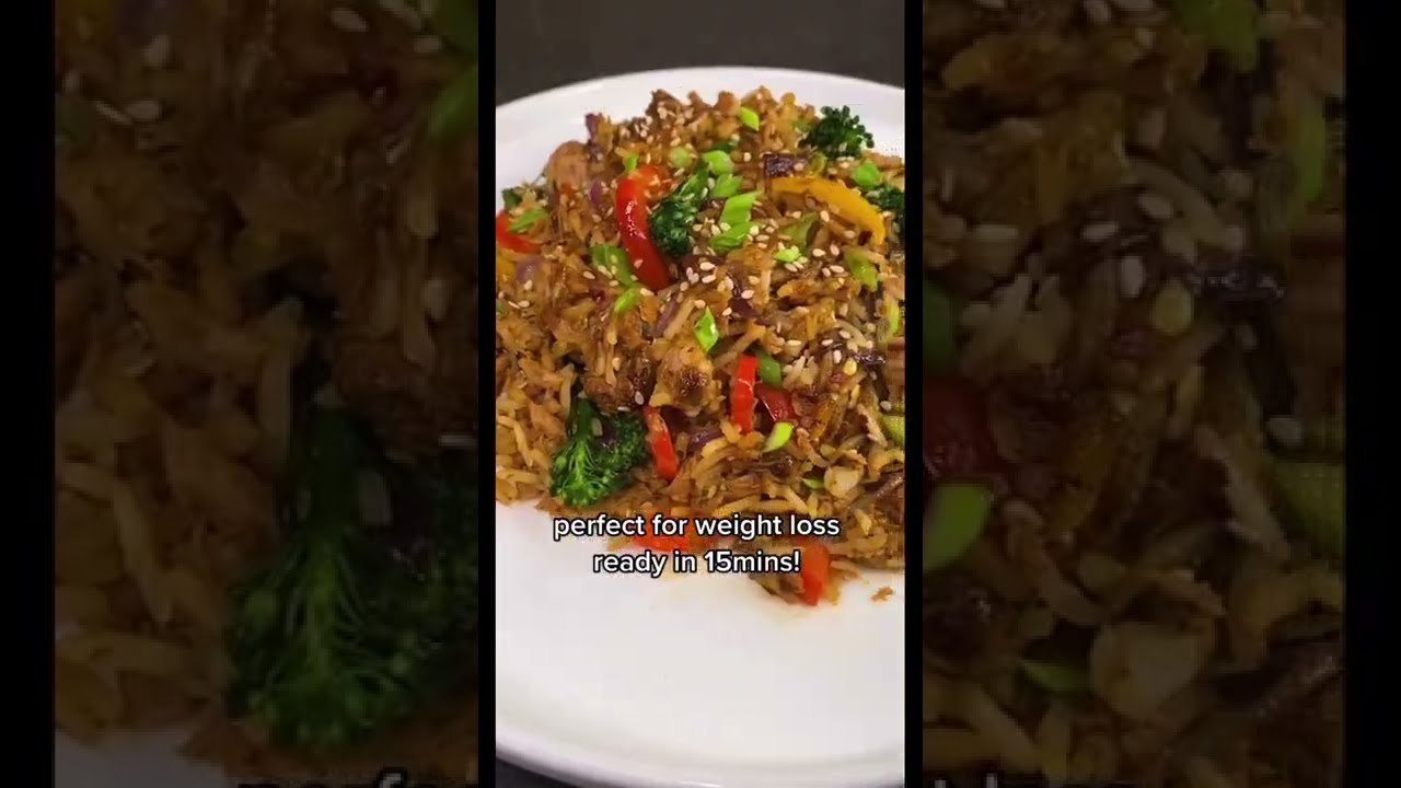 Healthy Tuna Stir-Fry with Rice