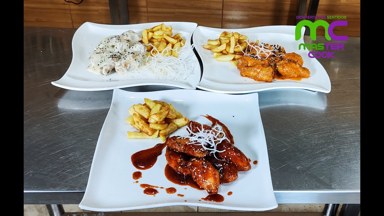 Chicken Wings with 3 Sauces for Business: BBQ, Buffalo, and Parmesan