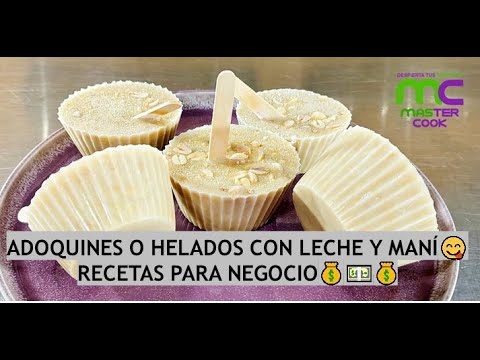 Special Peanut Milk Ice Pops (Adoquines) for Business