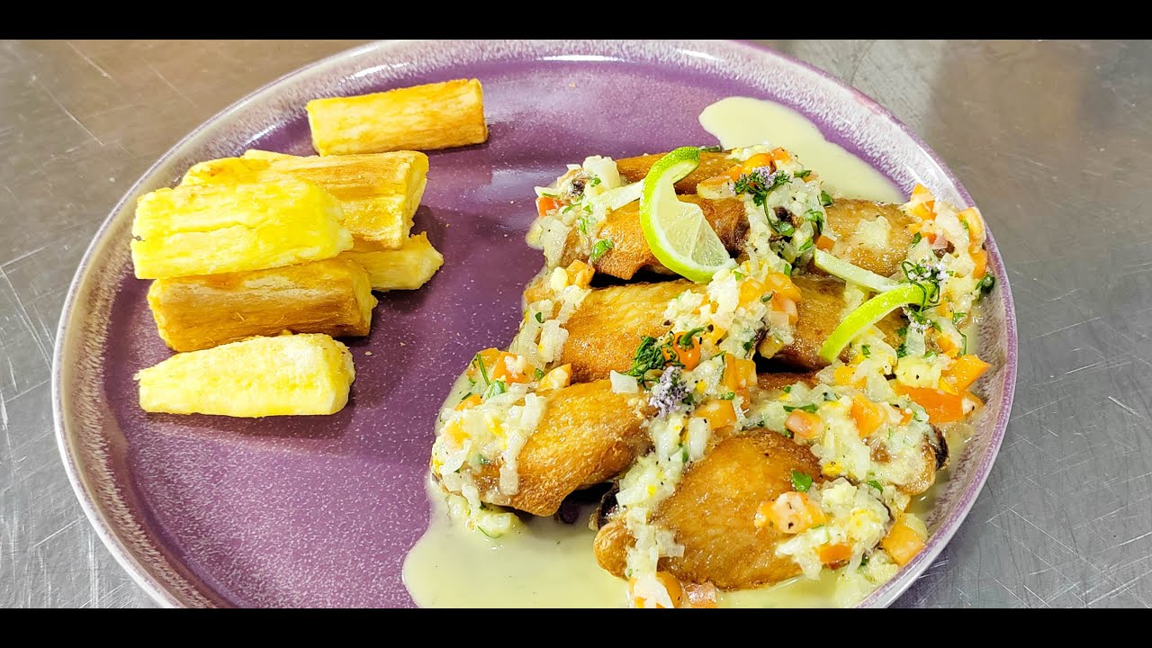 Charapita Chicken Wings with Amazonian Cocona Vinaigrette for Piqueos