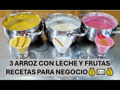 Rice Pudding Three Ways: Coconut, Lucuma & Strawberry