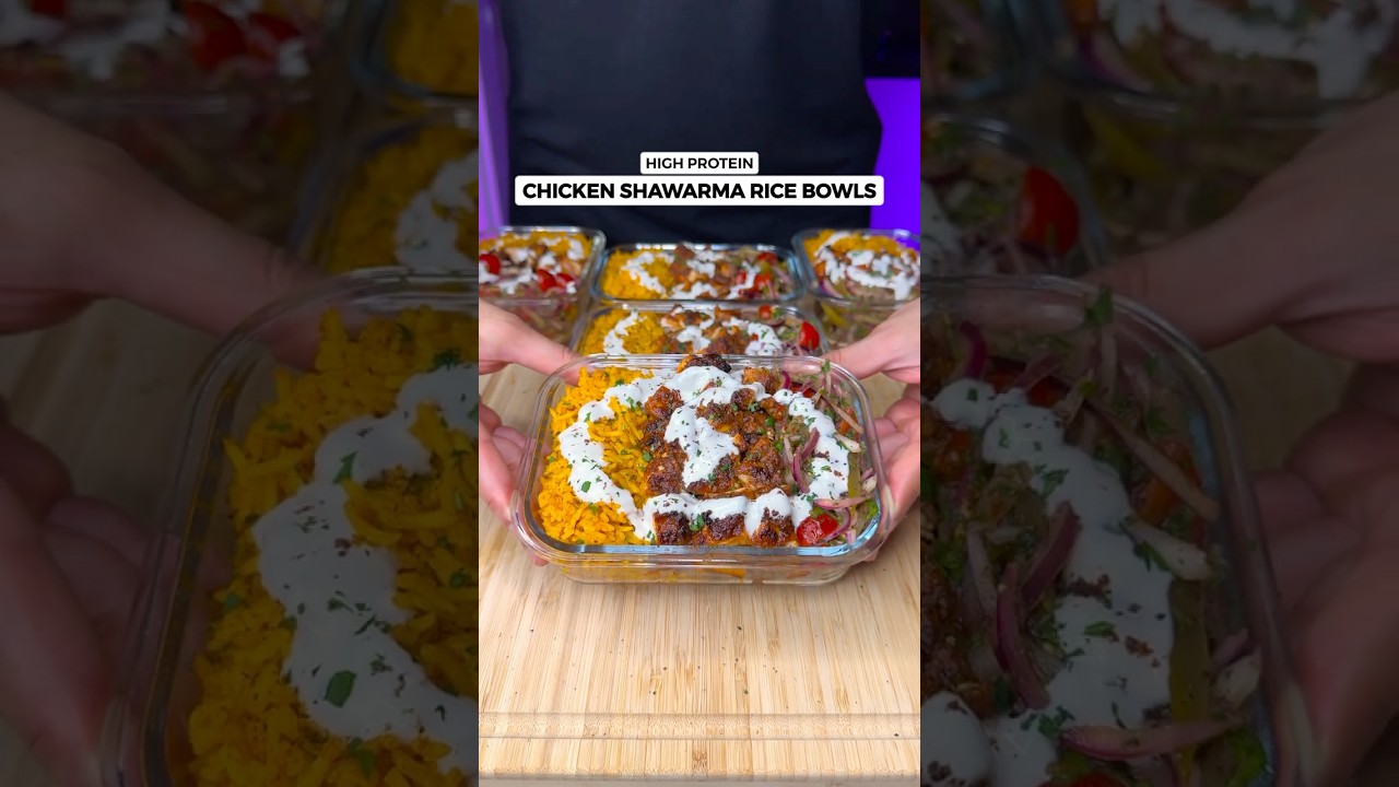Chicken Shawarma Rice Bowls