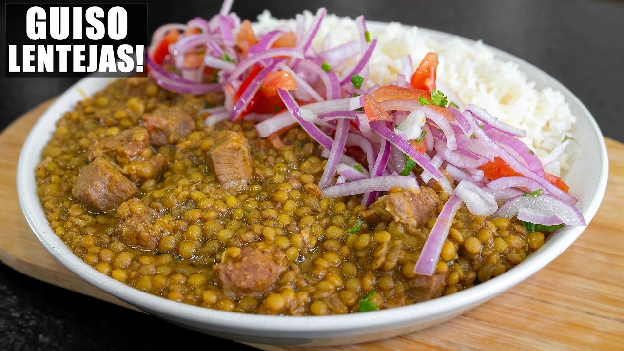 Lentil Stew with Chorizo and Pork