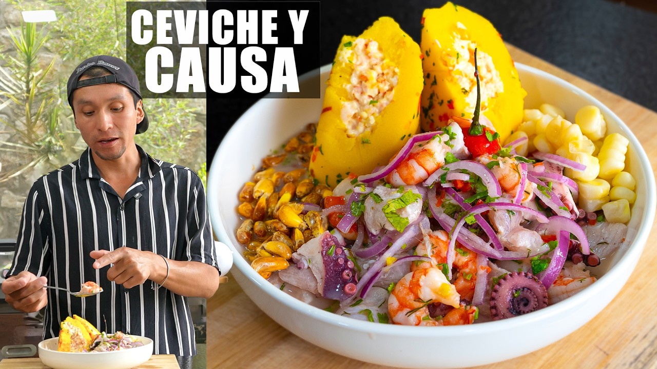 Causa with Ceviche — Irresistible Peruvian Duo