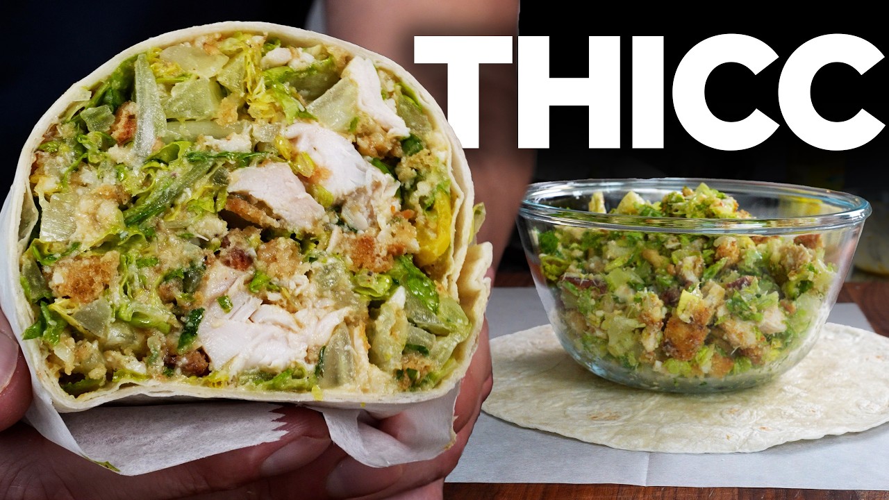 The Trick to the World's Greatest Chicken Caesar Wrap