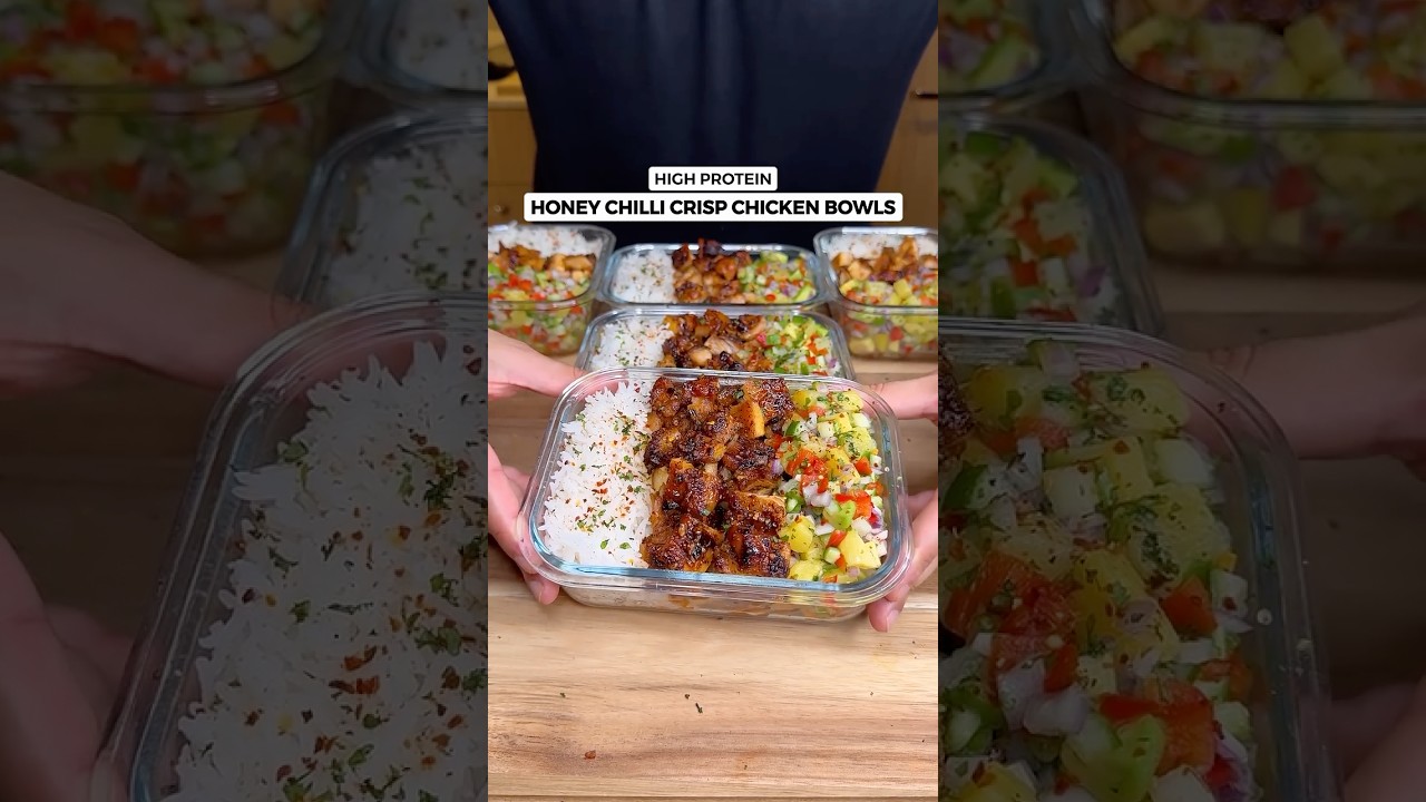 Honey Chilli Crisp Chicken Bowls