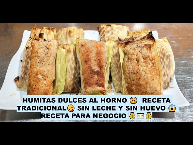 Sweet Baked Humitas (Egg-Free, Dairy-Free, 100% Traditional)
