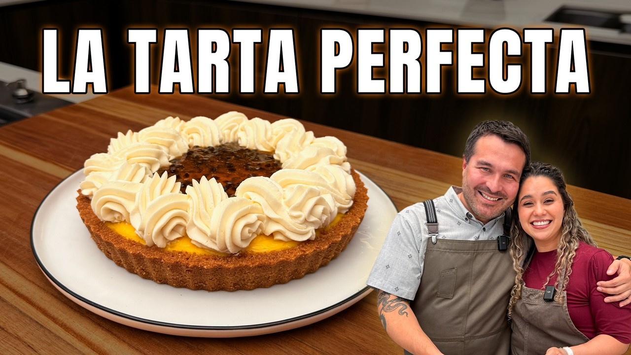 Passion Fruit Tart with White Chocolate Ganache