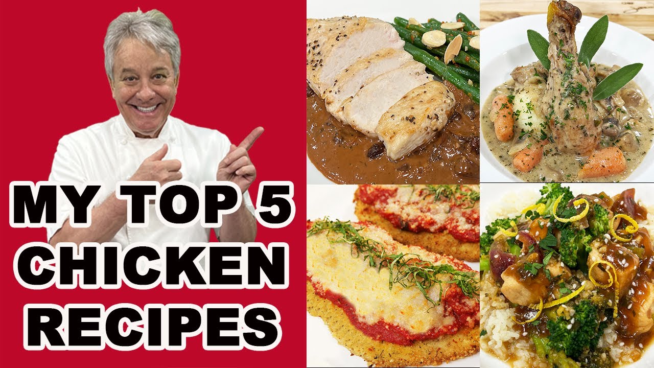 Chef Jean-Pierre's 5 Essential Chicken Recipes