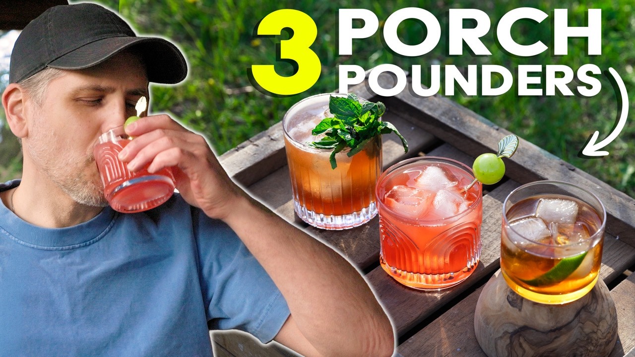 3 Porch Cocktails (make your neighbors jealous)