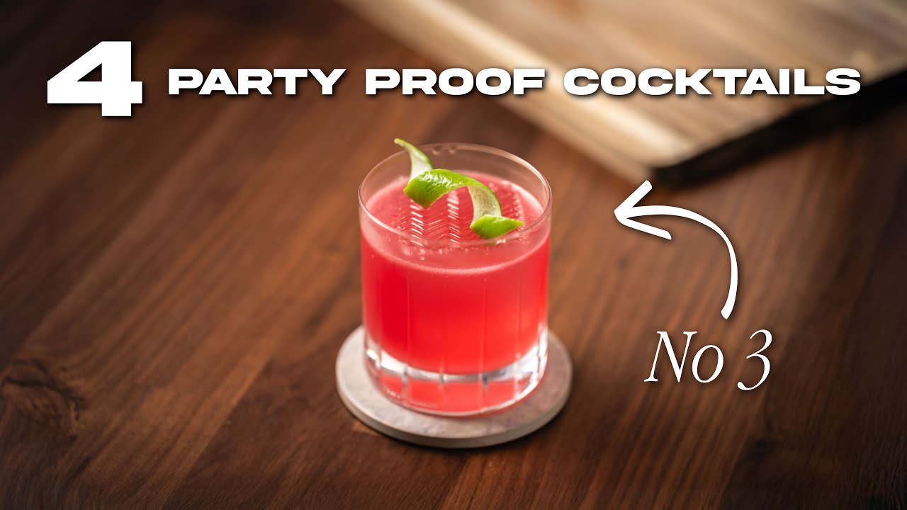 Party-Proof Cocktails: 4 Pre-Batched Drinks for Holiday Parties