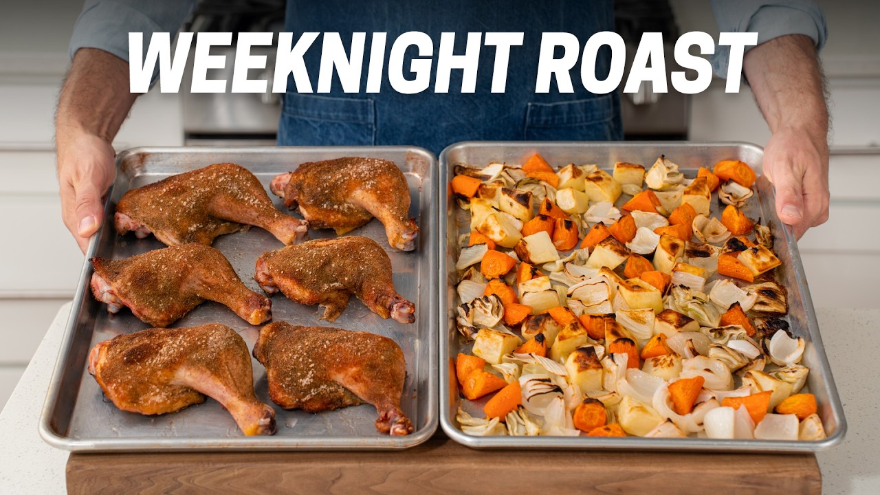 The Weeknight Roast Chicken Dinner You'll ACTUALLY Make