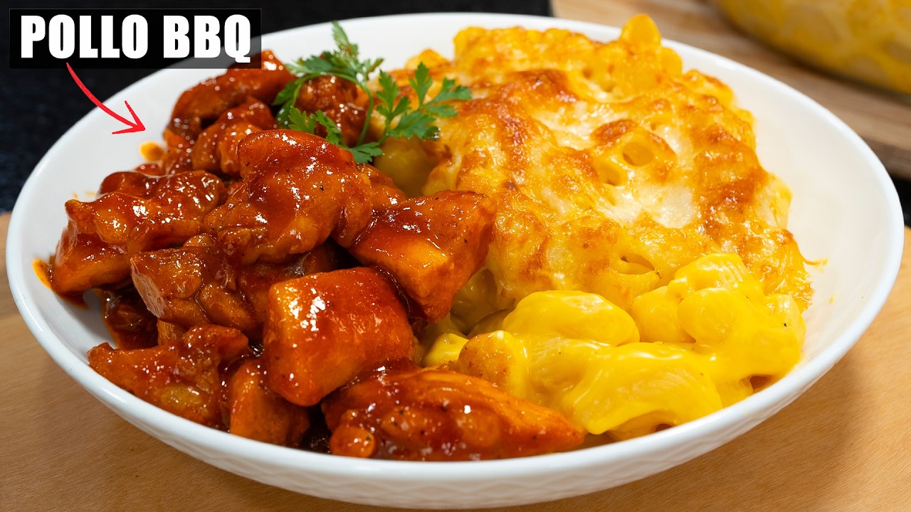 BBQ Chicken with Mac and Cheese