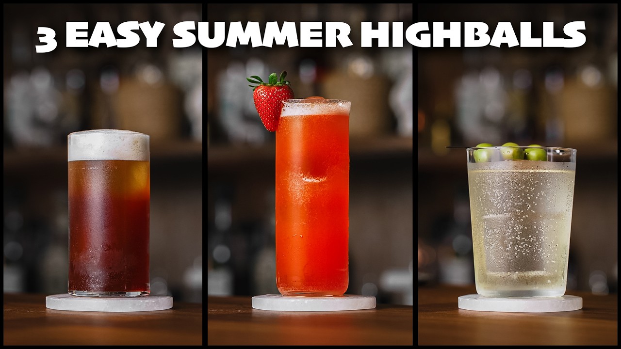 3 Easy Summer Highballs you'll make all season