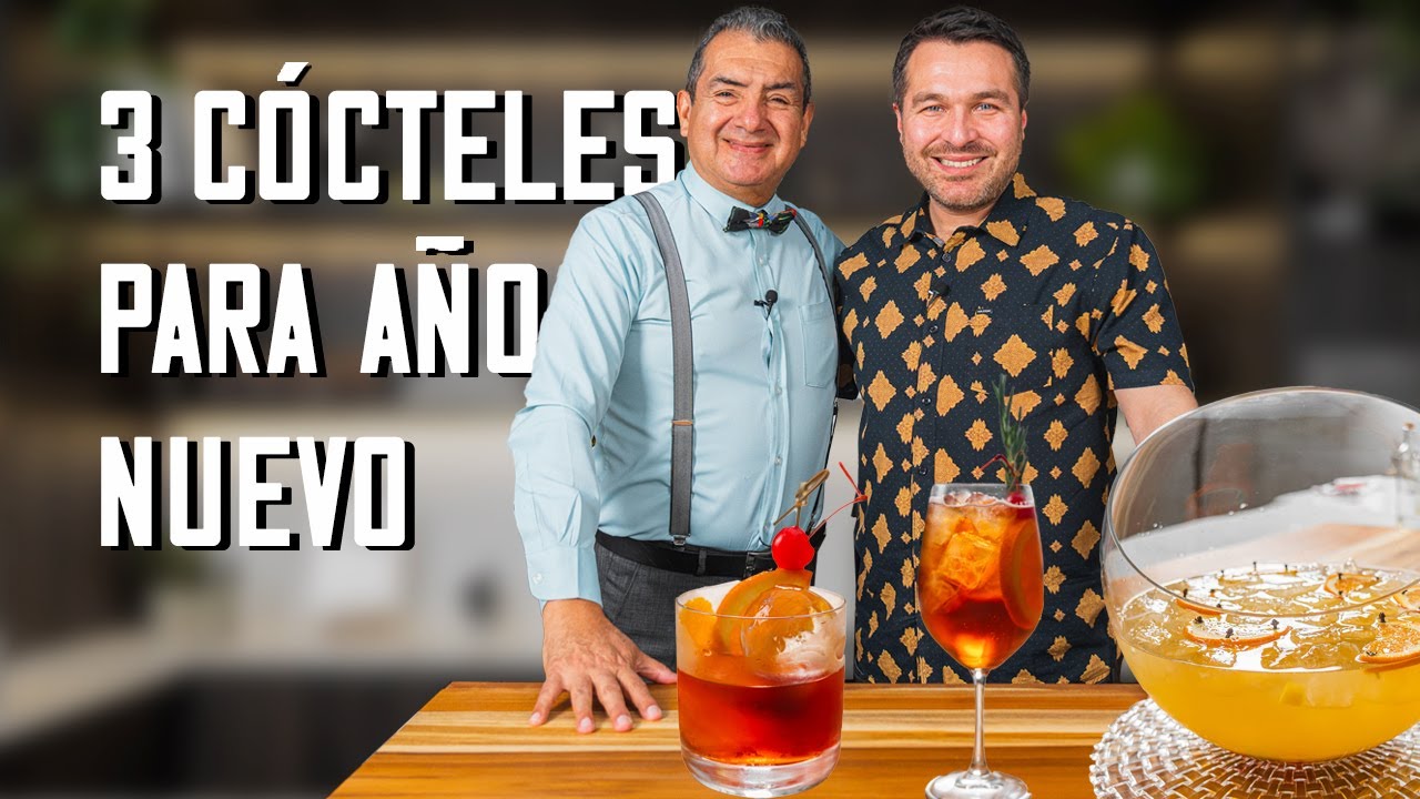 Best Cocktails for New Year's Eve (Negroni, Negroni Tonic & New Year's Punch)